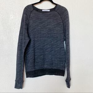 Project Social T Wide Neck Dark Heather Pullover Size Medium